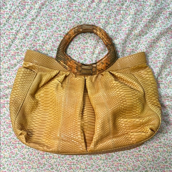 Handbags - Snakeskin Hobo Bag
